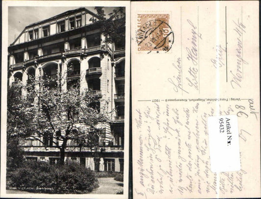 95432,Villach Partie am Parkhotel 1927