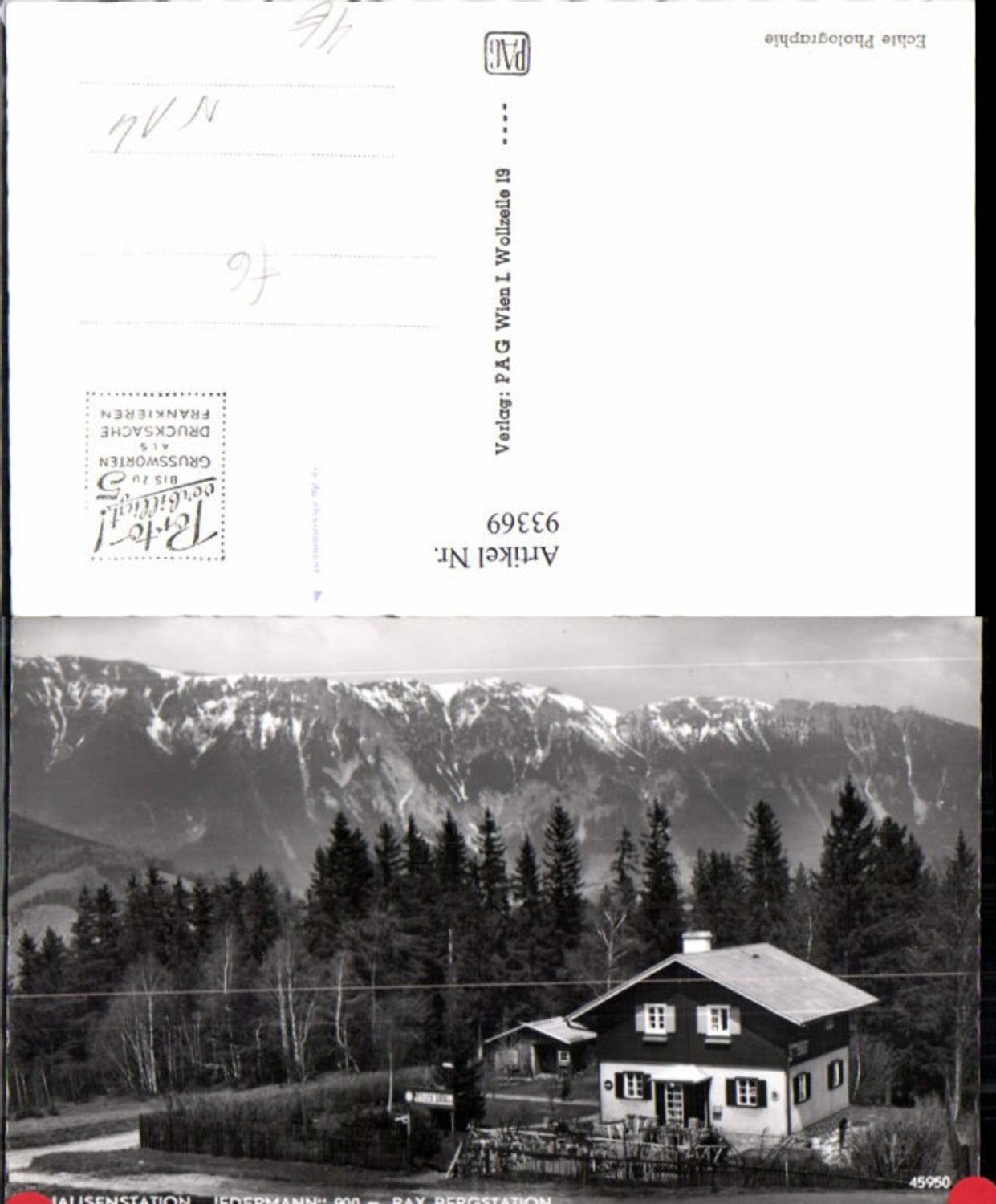 93369,Jausenstation Jedermann Rax Reichenau