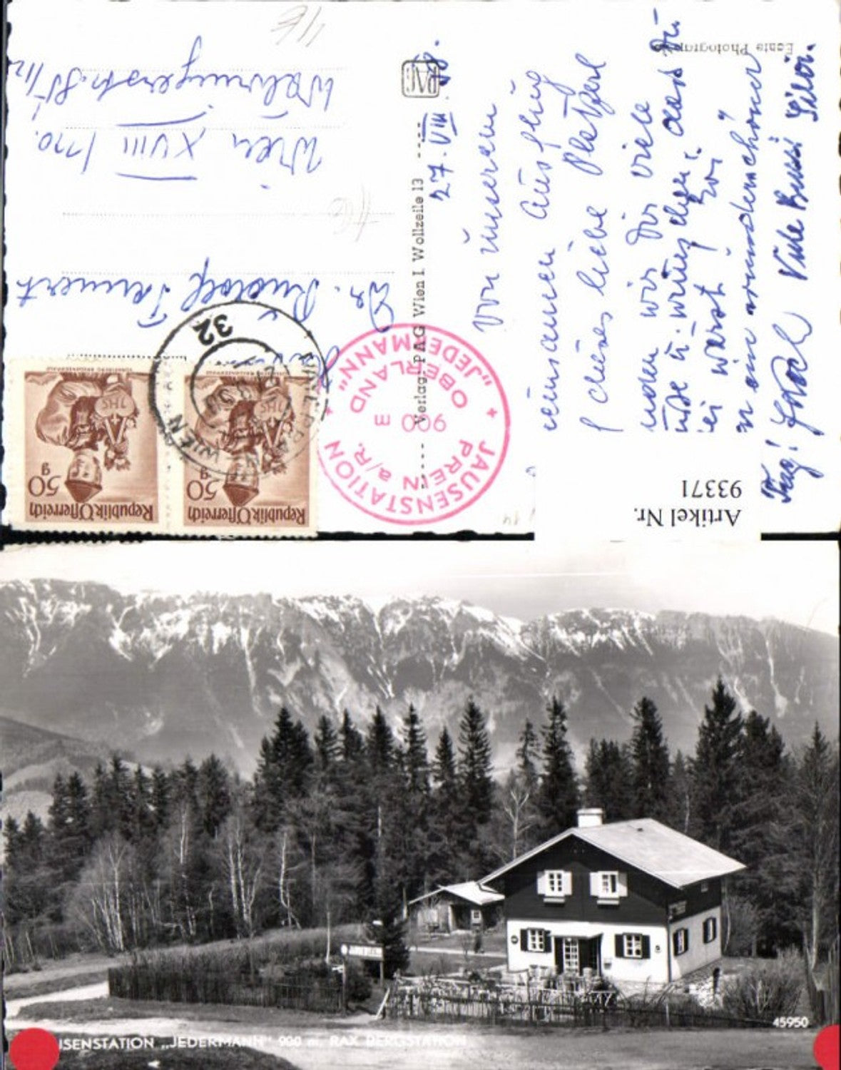 93371,Jausenstation Jedermann Rax Reichenau