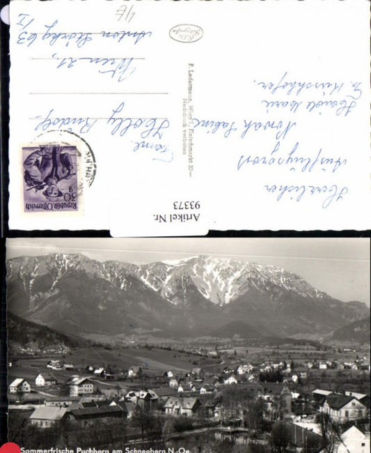 93373,Puchberg am Schneeberg Ortsansicht
