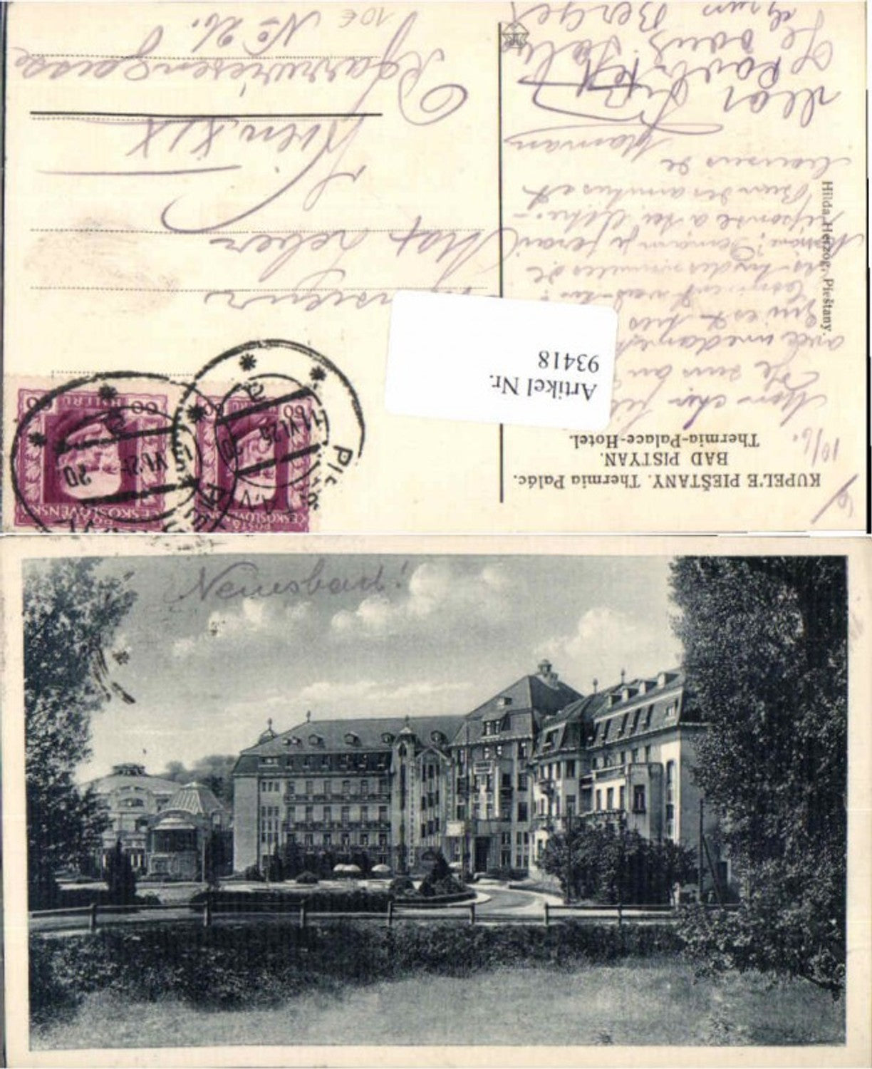 Alte Ansichtskarte – Old Postcard