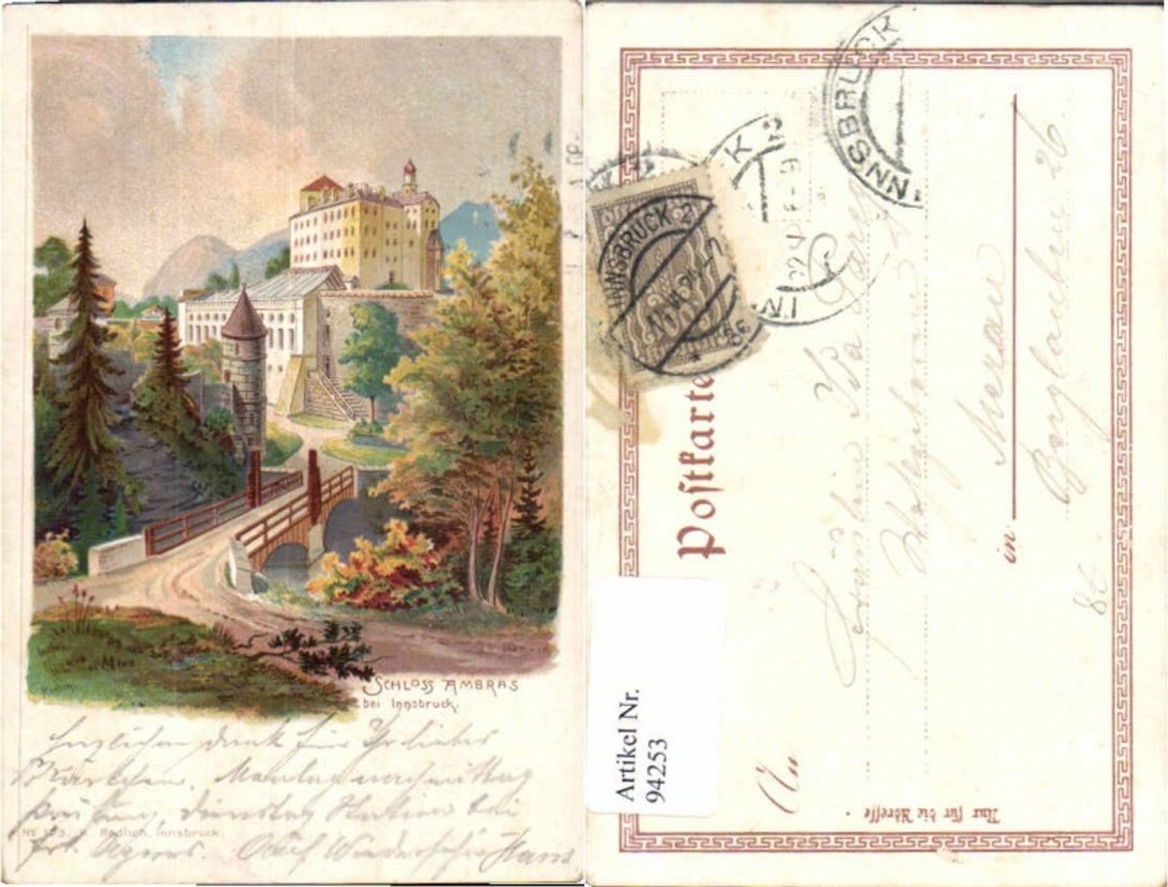 Alte Ansichtskarte – Old Postcard