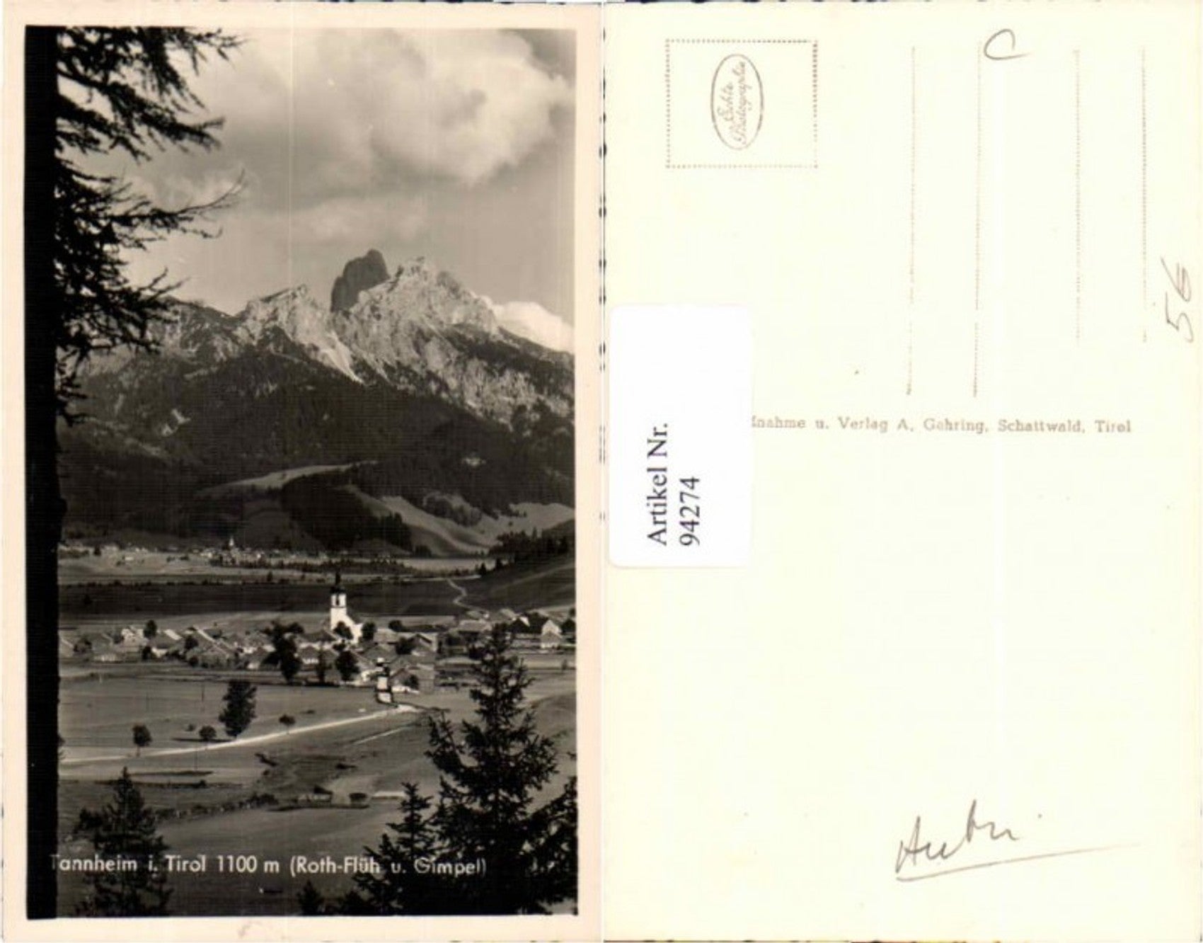 Alte Ansichtskarte – Old Postcard