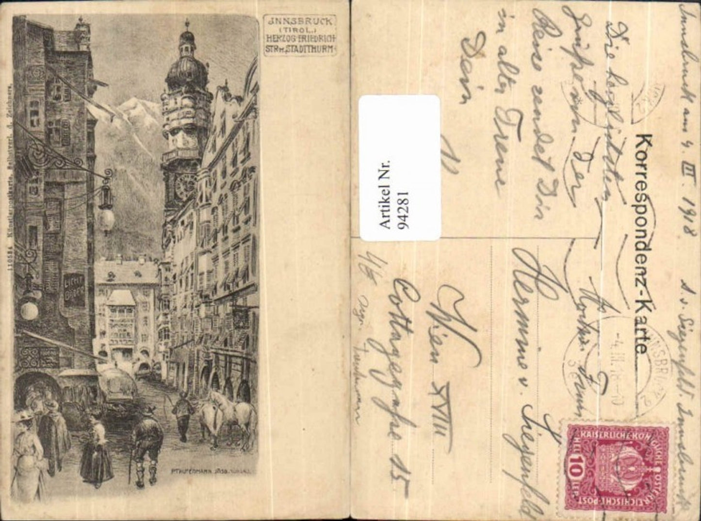 Alte Ansichtskarte – Old Postcard