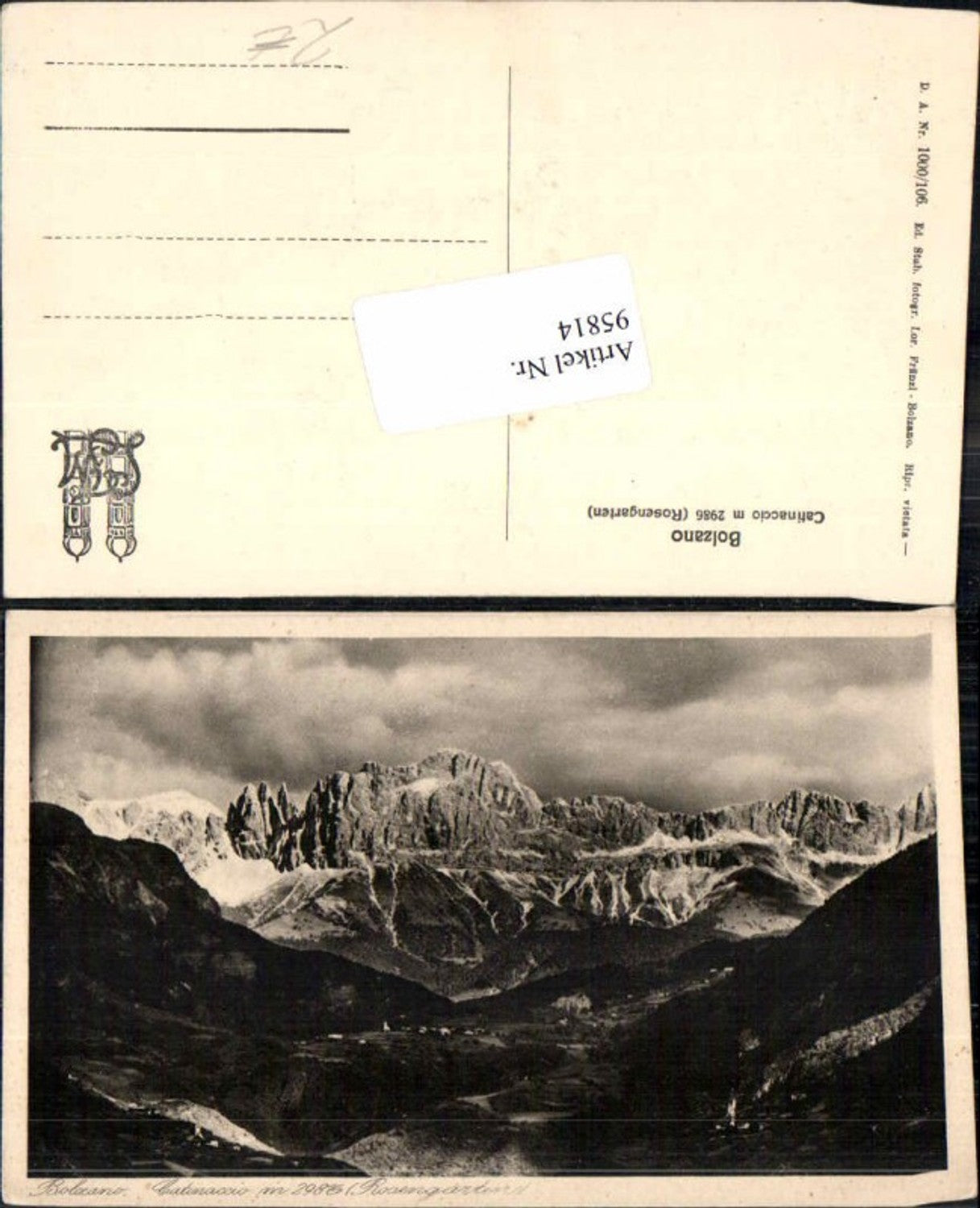 Alte Ansichtskarte – Old Postcard