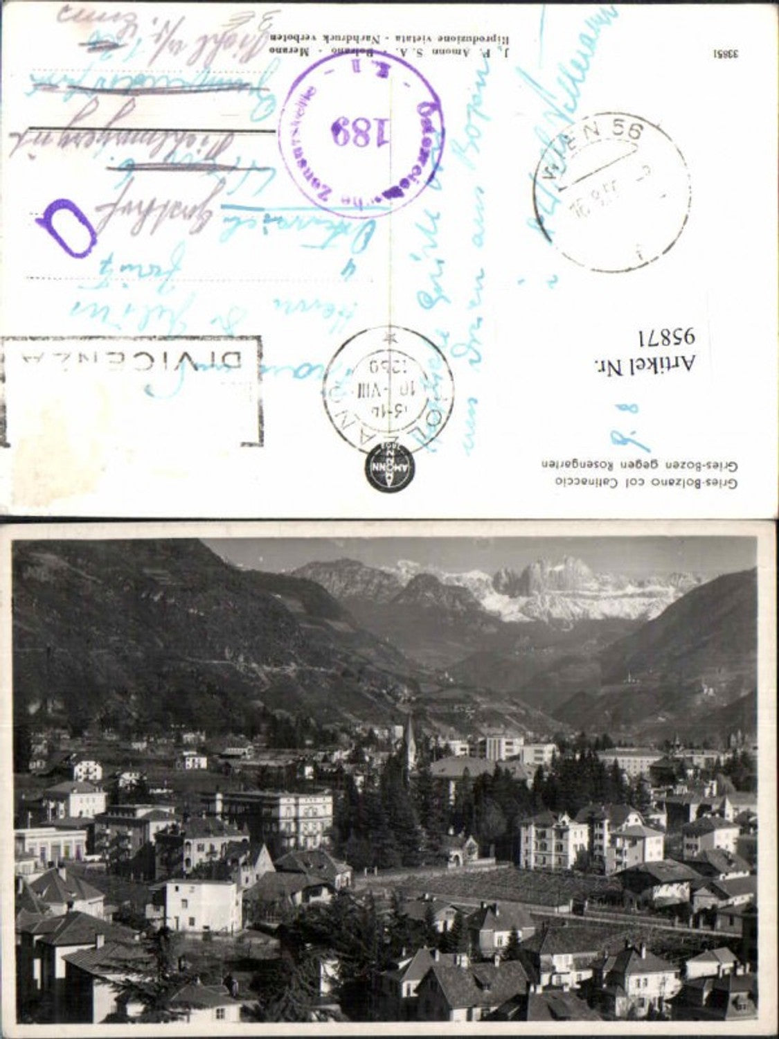 Alte Ansichtskarte – Old Postcard