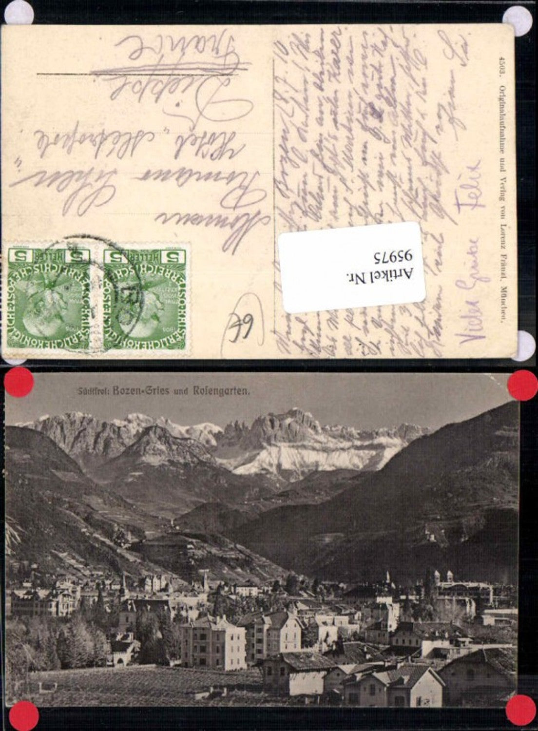 Alte Ansichtskarte – Old Postcard