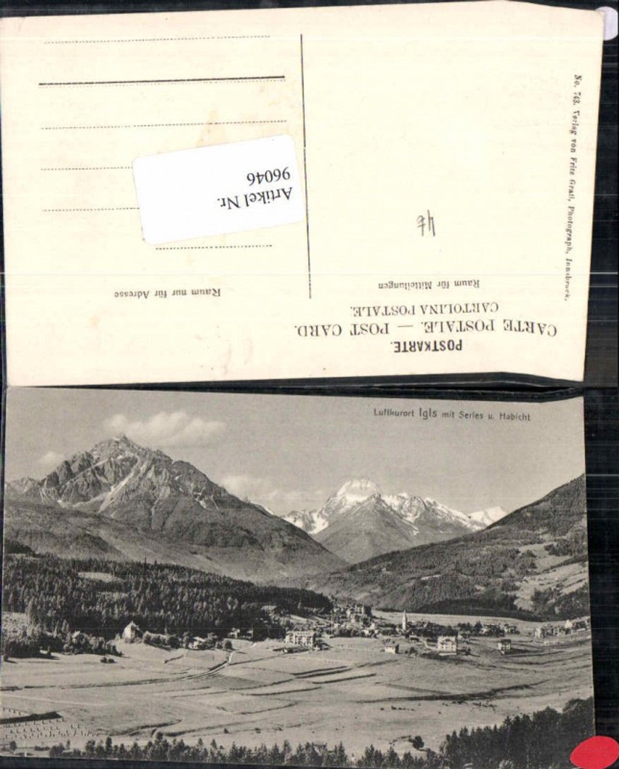 Alte Ansichtskarte – Old Postcard