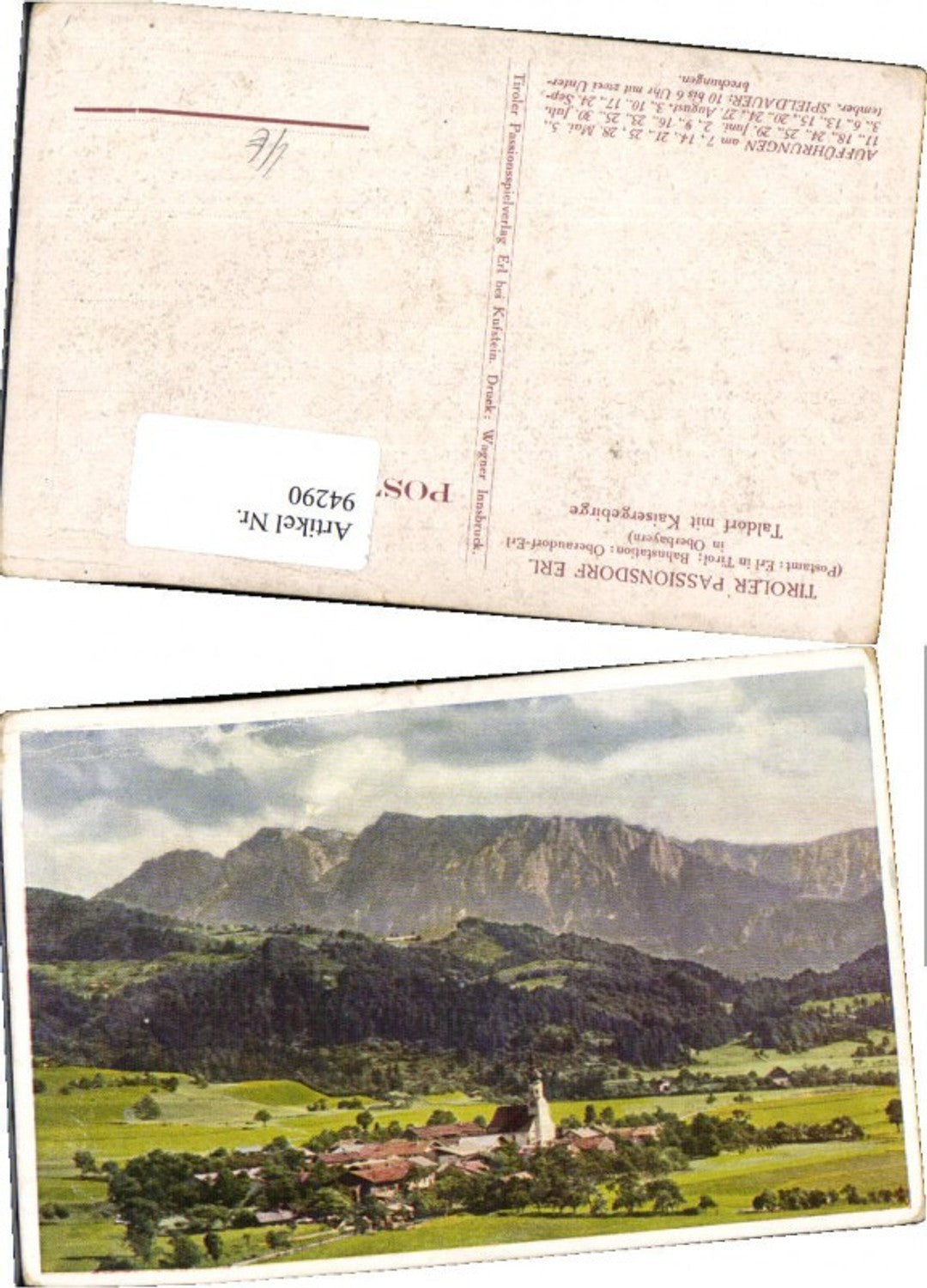 Alte Ansichtskarte – Old Postcard