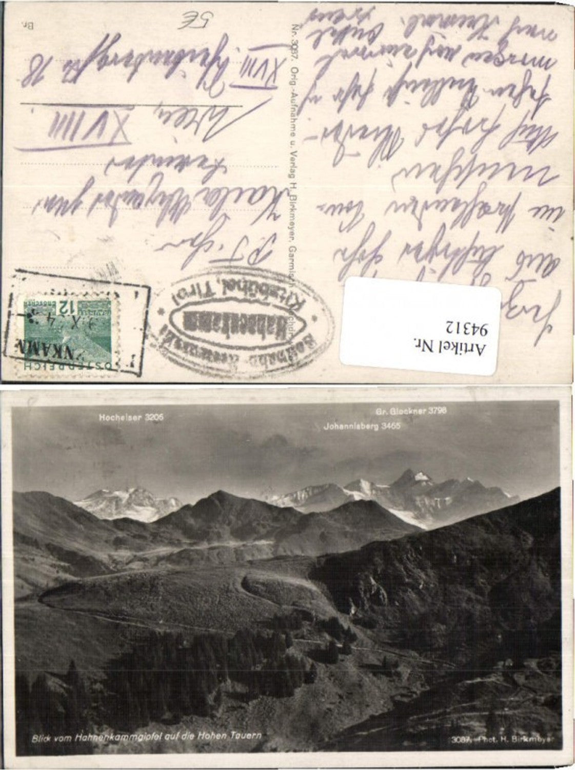 Alte Ansichtskarte – Old Postcard