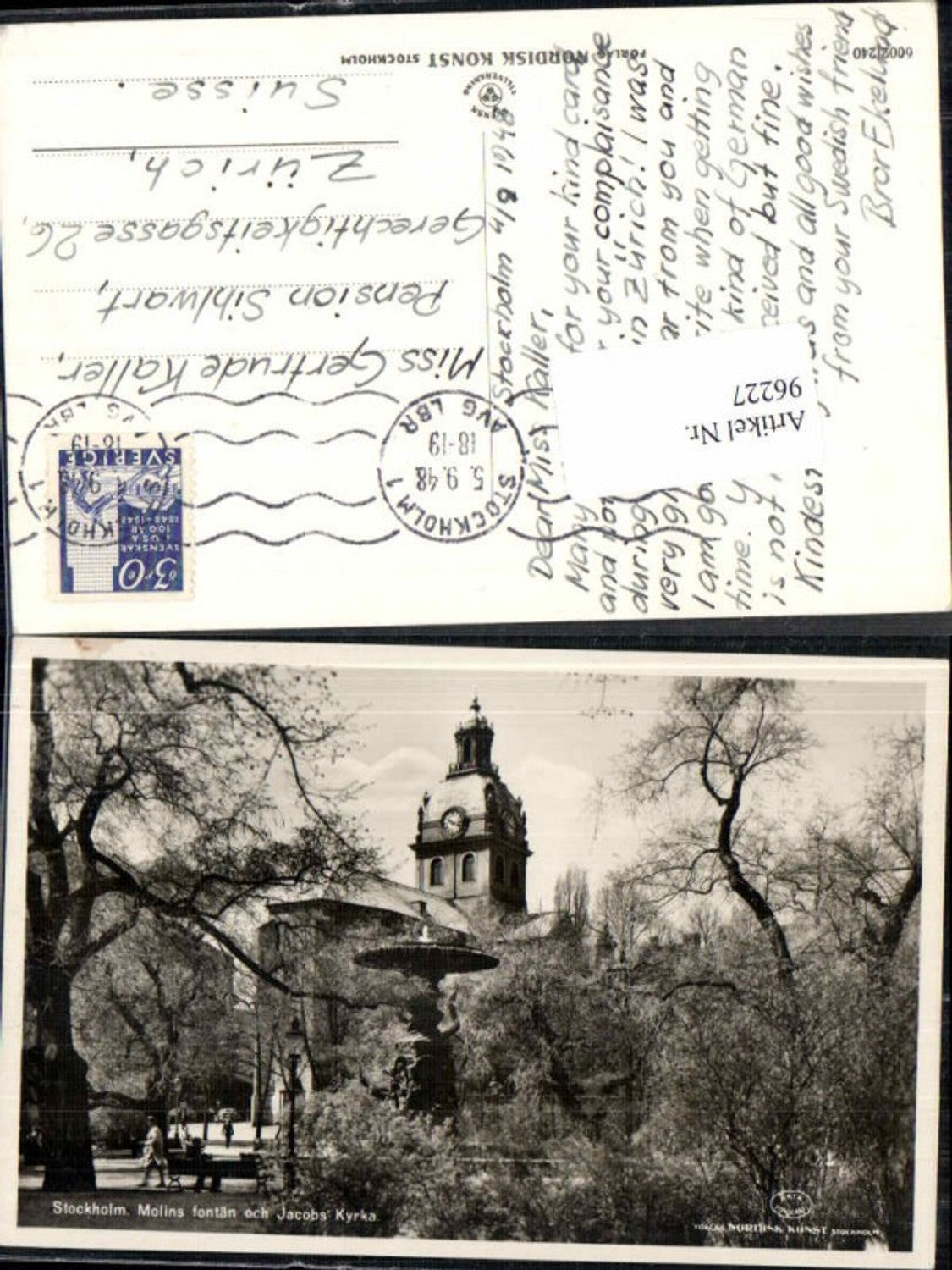 Alte Ansichtskarte – Old Postcard