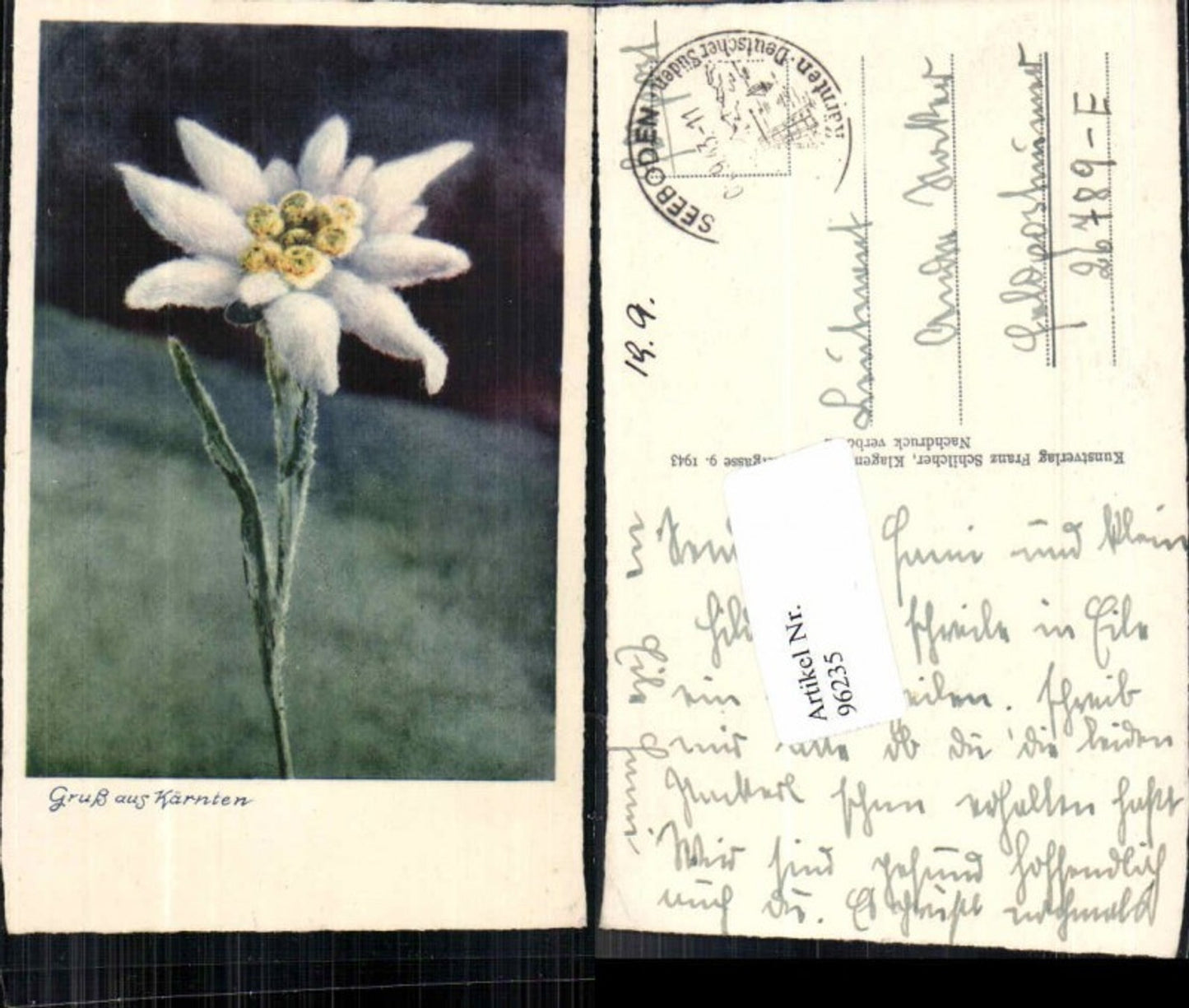 Alte Ansichtskarte – Old Postcard