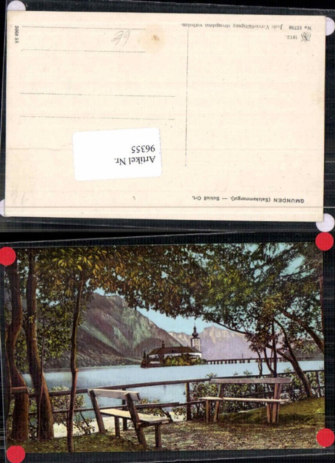 96355,Schloss Orth b. Gmunden 1912