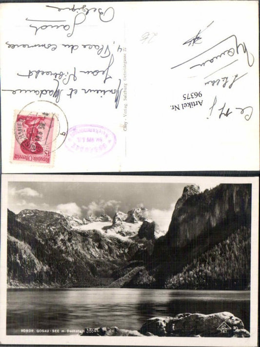 96375,Vorderer Gosausee Gosau Dachstein
