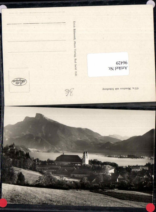 96429,Mondsee m. Schafberg pub Bährendt Nr 672a