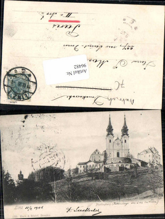 96482,Pöstlingberg b. Linz a.d. Donau 1900
