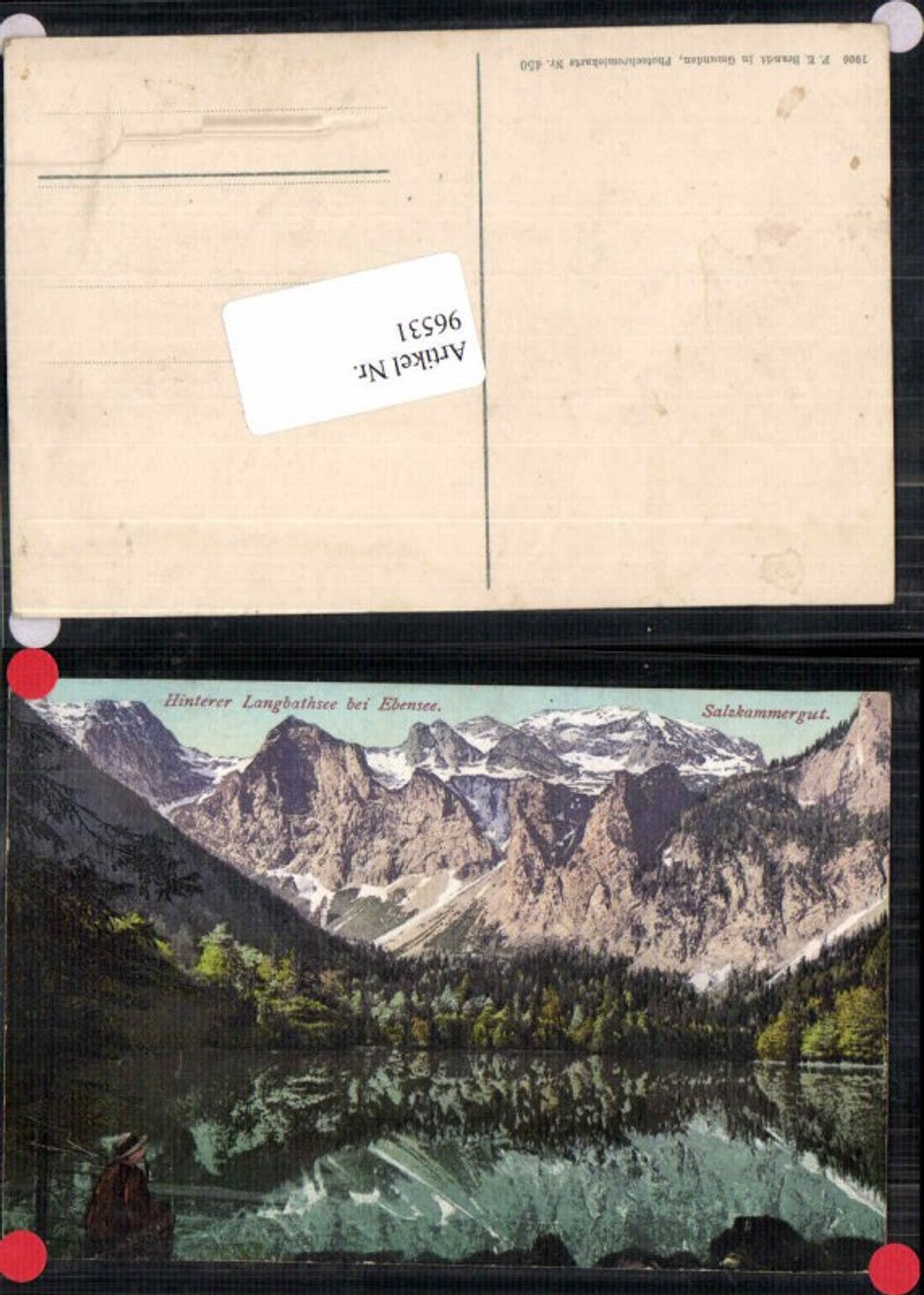 96531,Hinterer Langbathsee Ebensee Salzkammergut Brandt 450