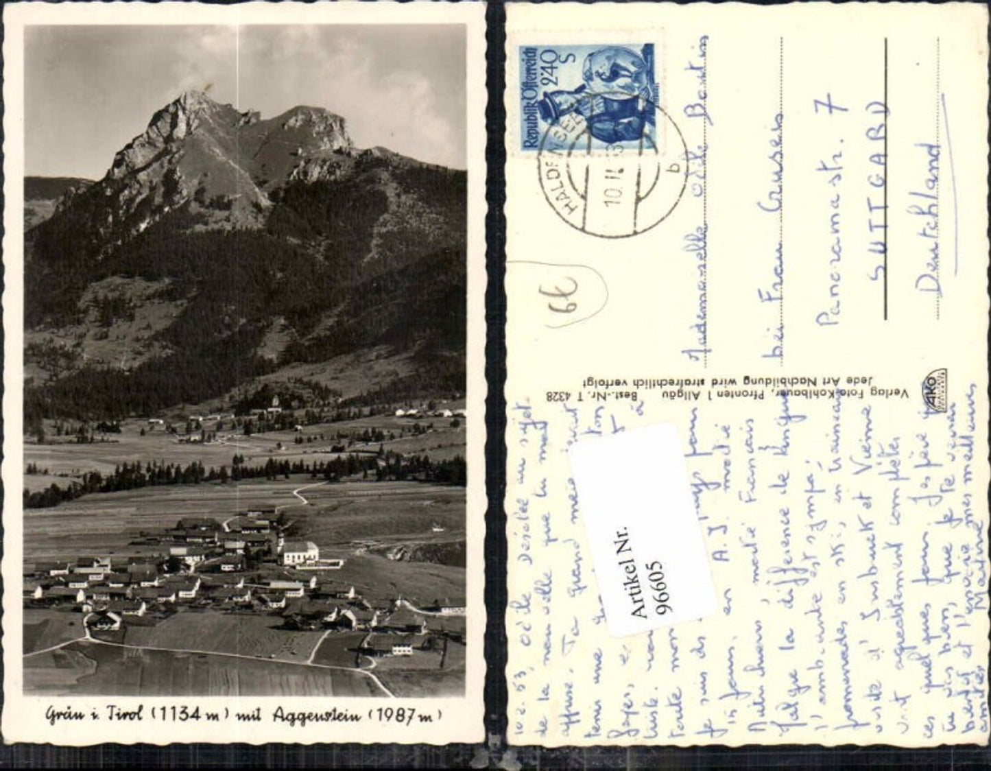 Alte Ansichtskarte – Old Postcard