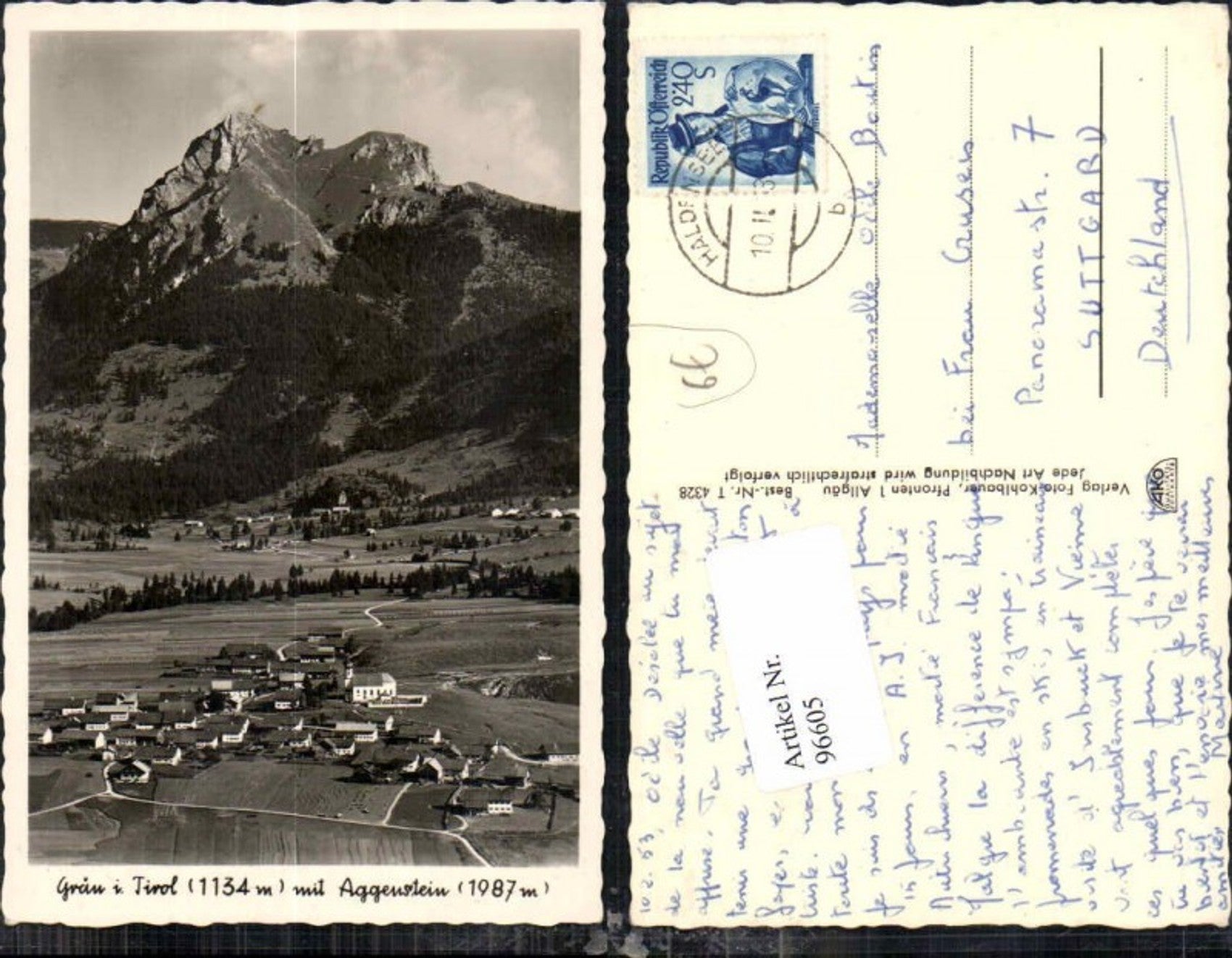 Alte Ansichtskarte – Old Postcard