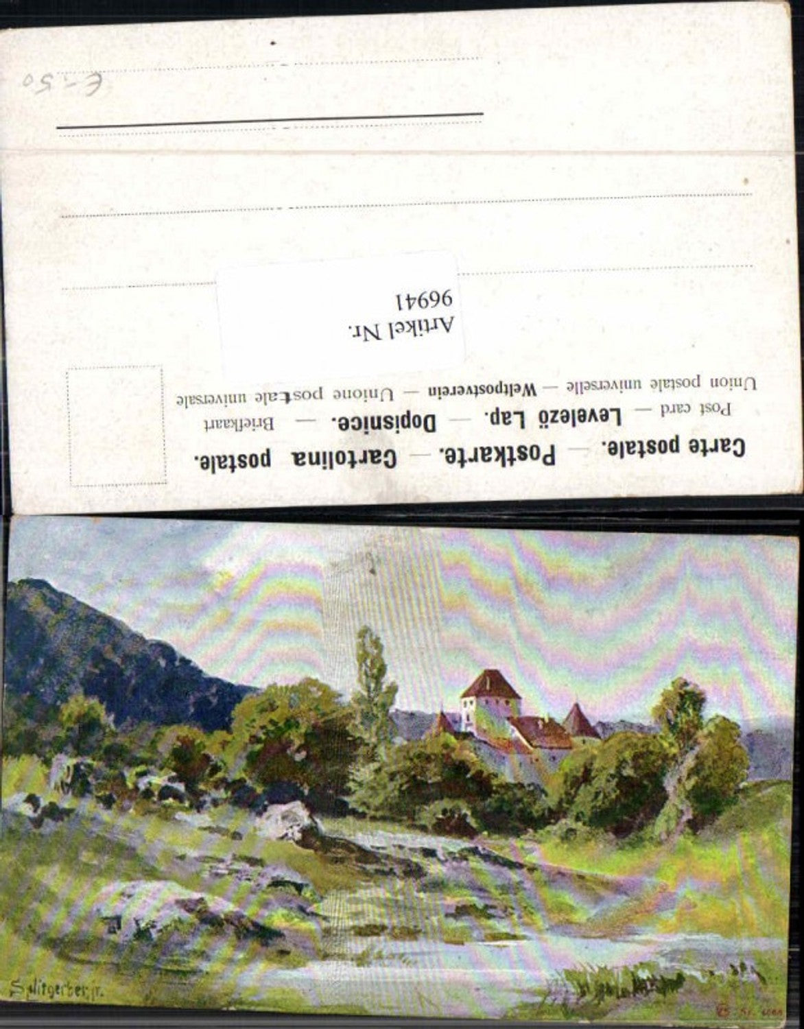 96941,Splitgerber jun. Schloss m. Wälder Tolle AK