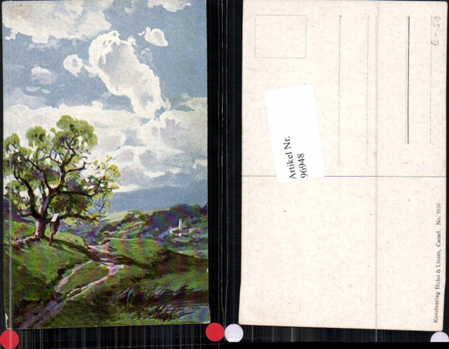96948,Splitgerber jun. Tolle Künstlerkarte landschaft