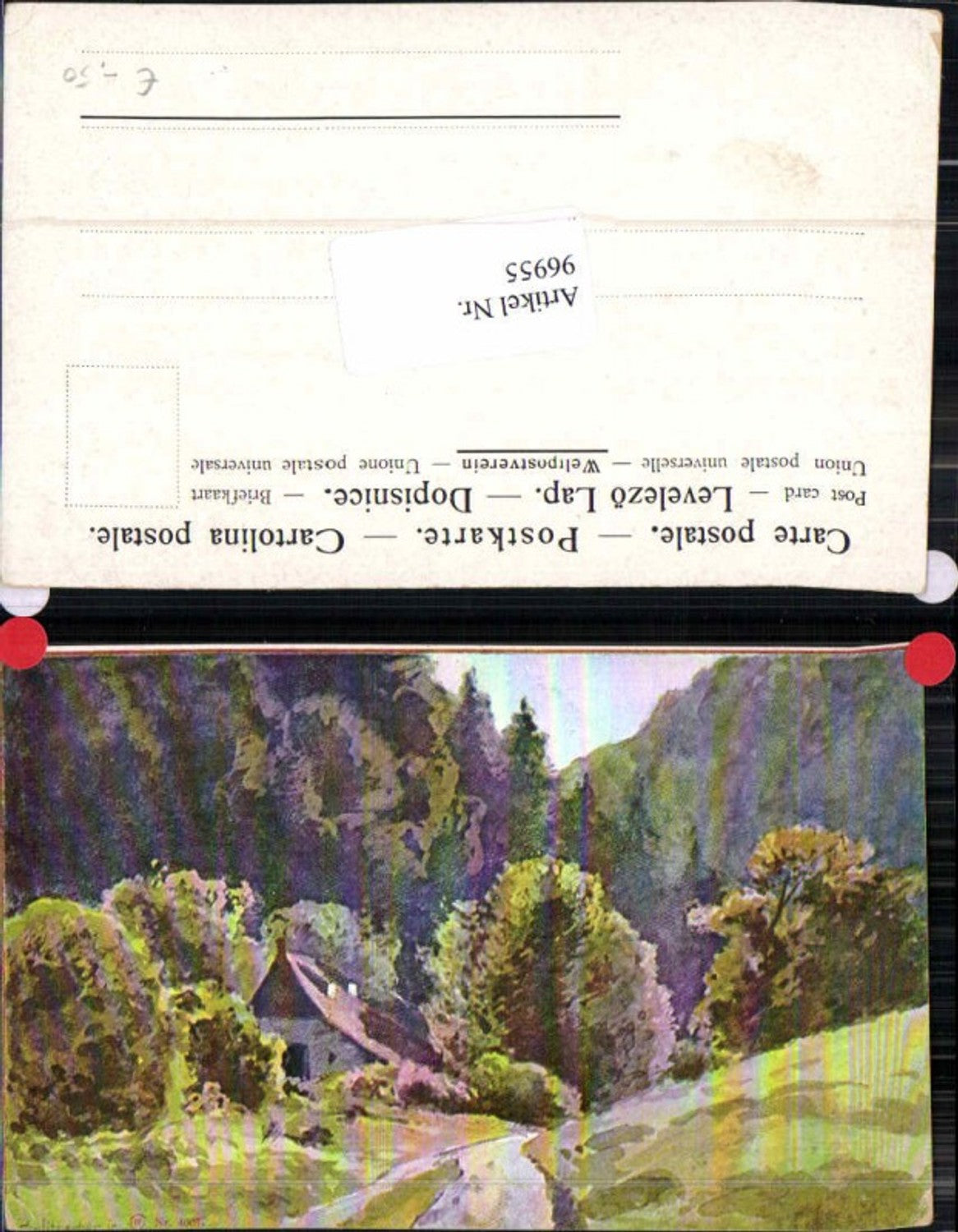96955, Splitgerber Jr. Wald Haus Artist Card