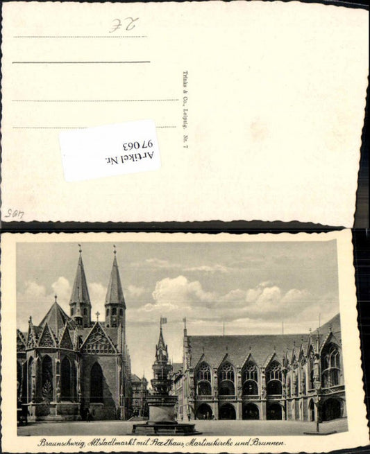 97063,Braunschweig Altstadtmarkt Rathaus