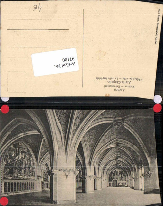 97100,Aachen Rathaus Krönungsaal