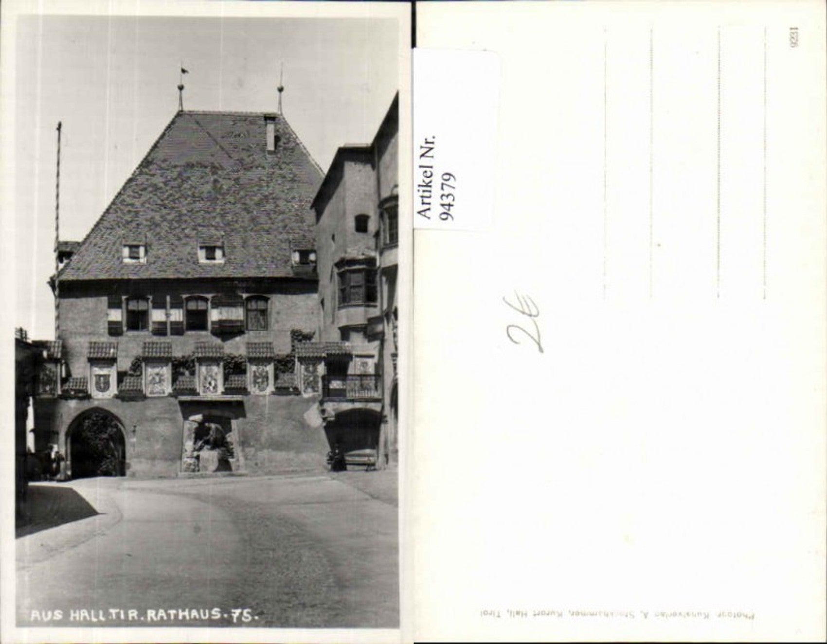 Alte Ansichtskarte – Old Postcard