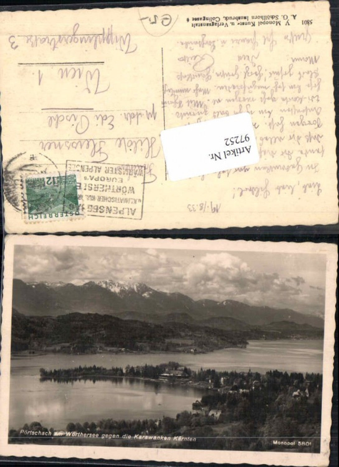 Alte Ansichtskarte – Old Postcard