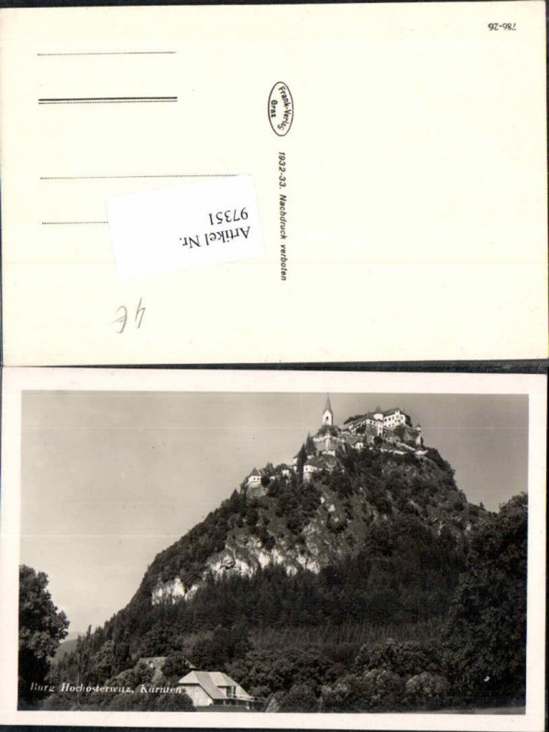 97351,Hochosterwitz bei St Veit a.d. Glan