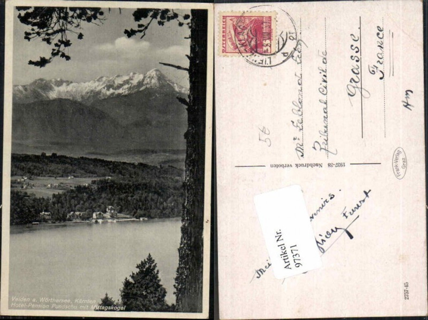 97371,Velden am Wörthersee Hotel Pension Pundschu