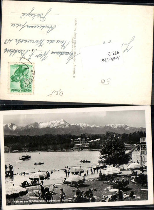 97372,Velden am Wörthersee Strandbad Bulfon Leute Freibad