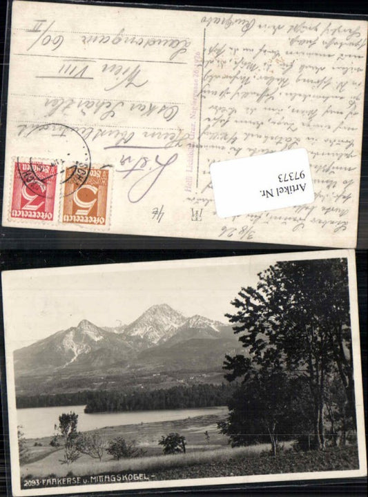 97373,Faak Faakersee Partie um 1926