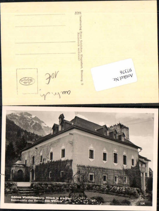 97376,Schloss Wasserleonburg Nötsch in Kärnten