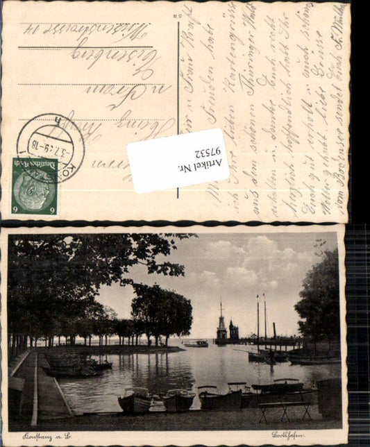 97532, Konstanz on Lake Constance, boat harbor, ships, port