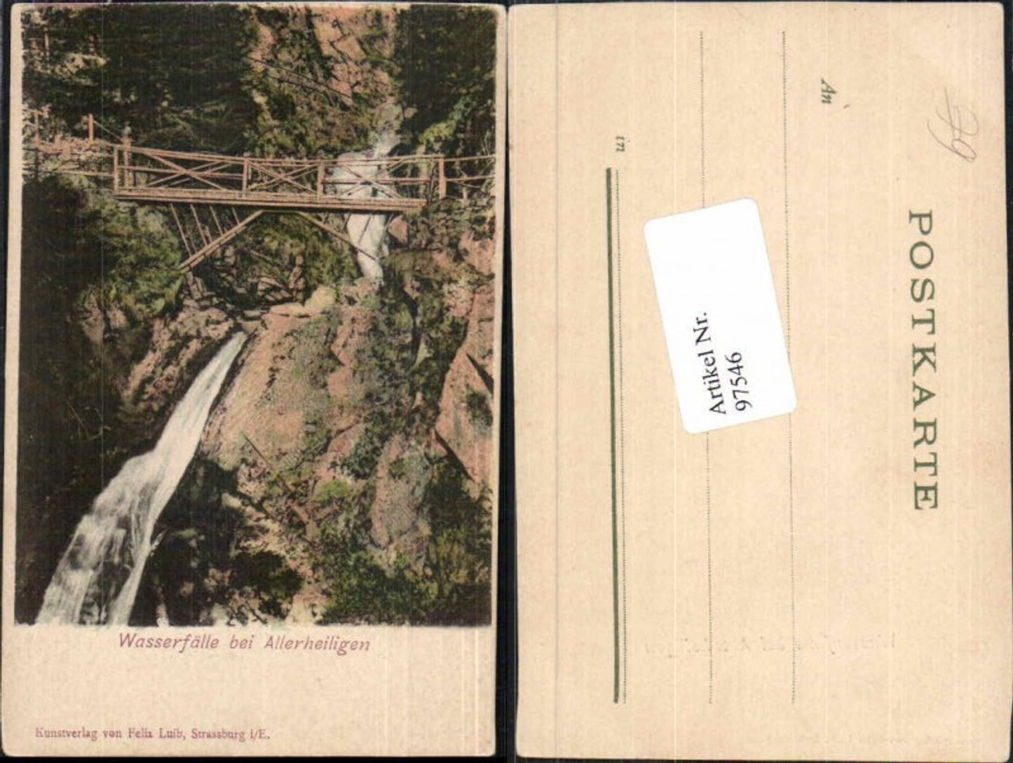 97546,Wasserfall bei Allerheiligen Oppenau