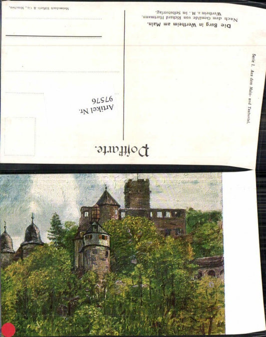 97576,Richard Hartmann Wertheim am Main Künstlerkarte sign.