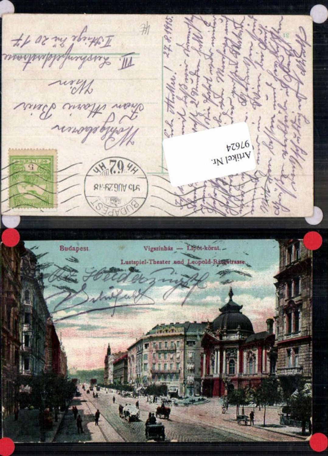 97624,Budapest Lustspiel Theater Leopold Ringstrasse
