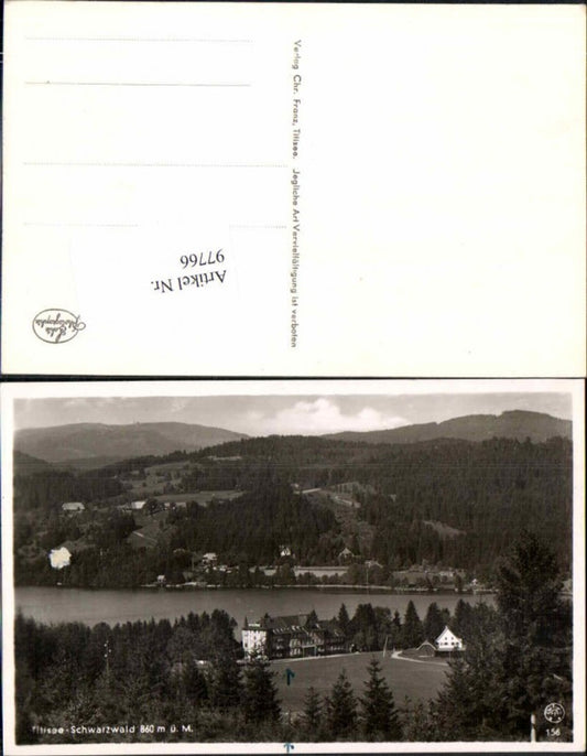 97766,Titisee Neustadt Schwarzwald Hotel Ansicht 1930