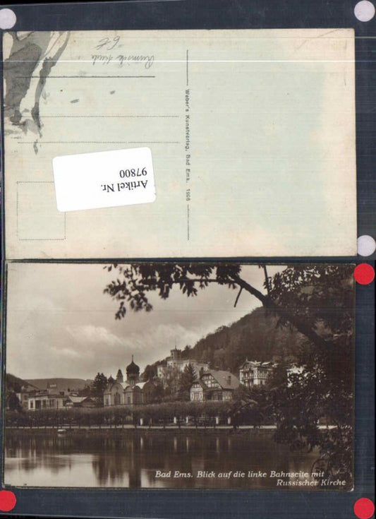 97800,Bad Ems Blick auf Russische Kirche
