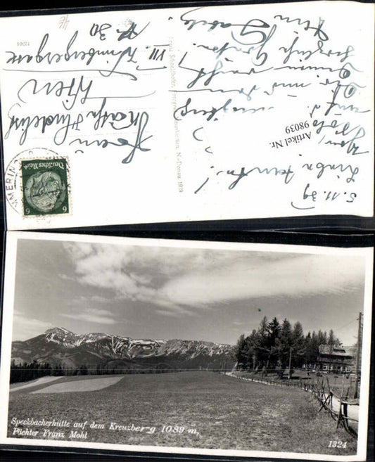98039,Speckbacherhütte b. Puchberg am Schneeberg