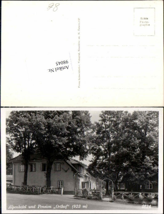 98045,Alpenhotel Pension Orthof Semmering gasthaus