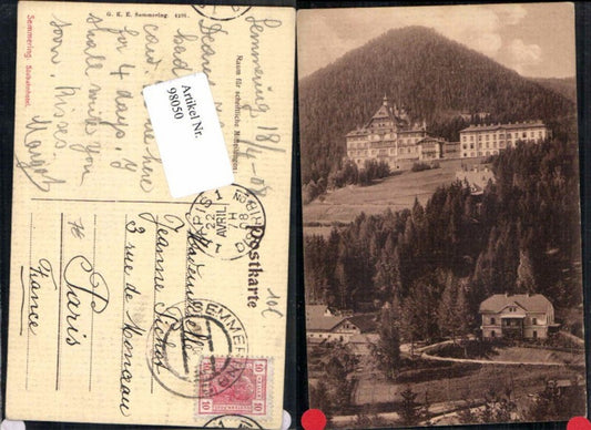 98050,Semmering Südbahnhotel 1907