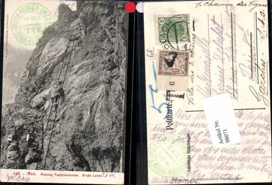98071,Rax Reichenau Aufstieg Teufelsbadstube Grosse Leiter Nachfrankatur