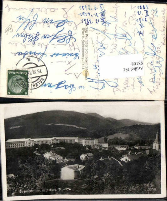 98108,Sommerfrische Kalksburg b. Wien Strafanstalt Gefängnis