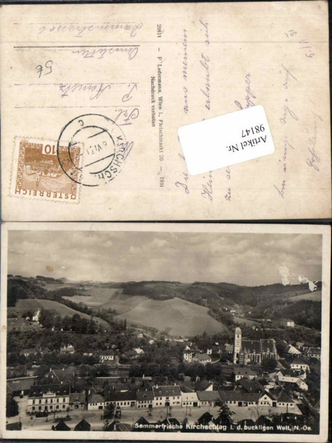 Alte Ansichtskarte – Old Postcard