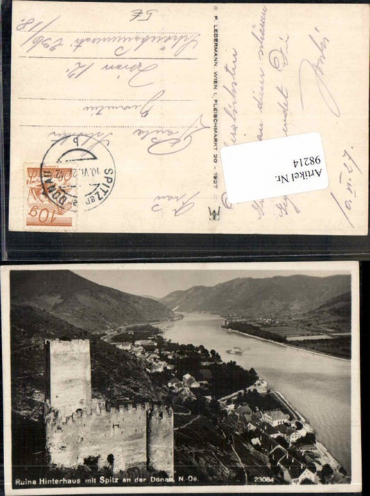 98214,Ruine Hinterhaus bei Spitz a.d. Donau