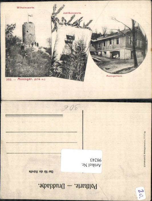 98243,Anninger Haus Wilhelmswarte Mödling Anningerhaus