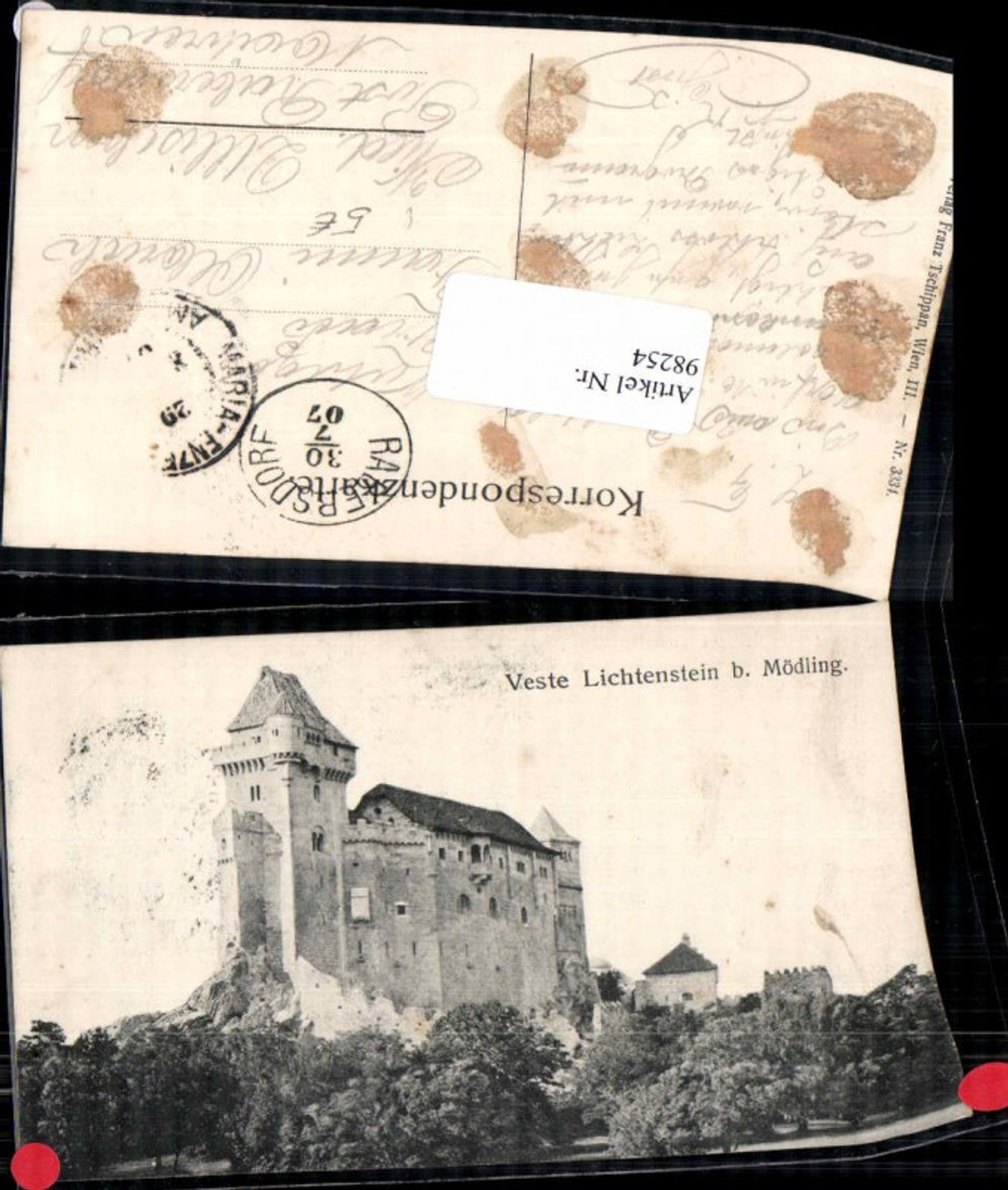 98254, Veste Liechtenstein near Mödling